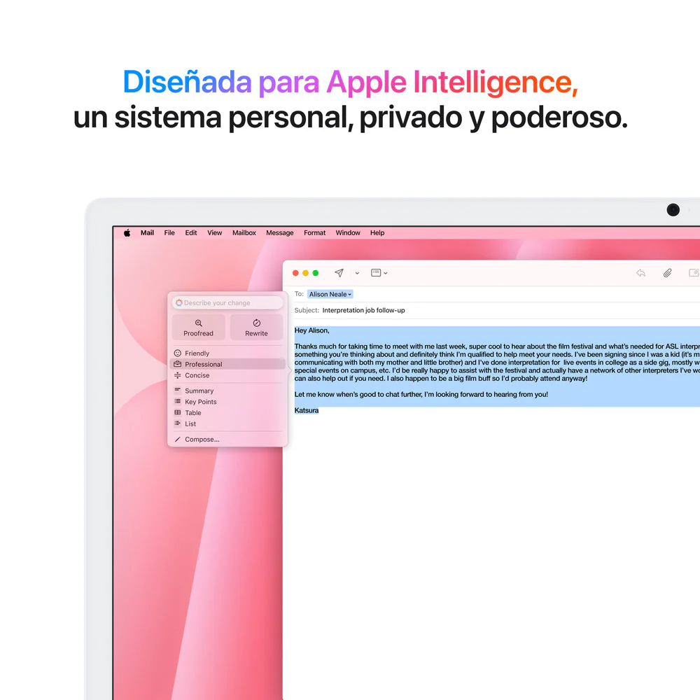 iMac | Apple M4 10 Núcleos CPU y 10 Núcleos GPU | 16GB RAM | 512GB SSD | 24" | MacOs - Image 5