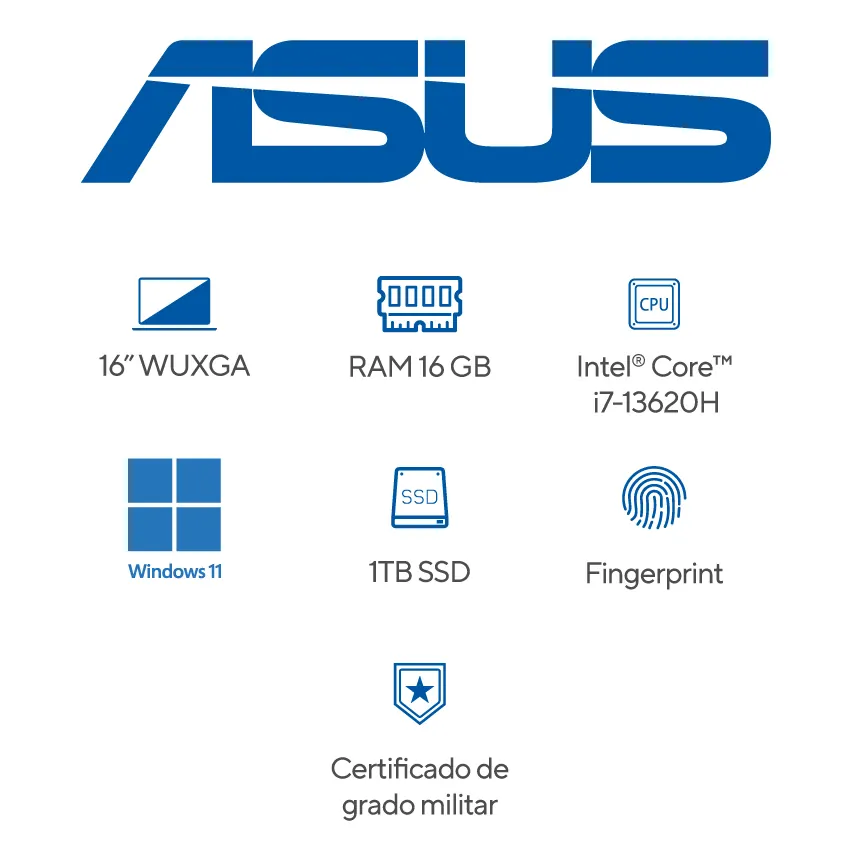 ASUS Vivobook 16 OLED X1605VA-MB1442W | Intel Core i7-13620H | 16GB RAM | 1TB SSD | 16" | Windows 11 Home - Image 3