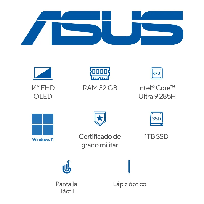 Asus Zenbook Duo UX8406CA-QL078W | Intel Core Ultra 9 285H | 32GB RAM | 1TB SSD | 14" | Windows 11 Home - Image 8