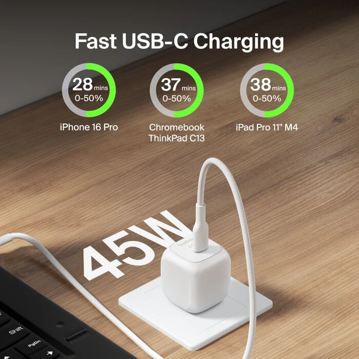 Cargador de Pared Belkin | USB-C | 45W - Image 4