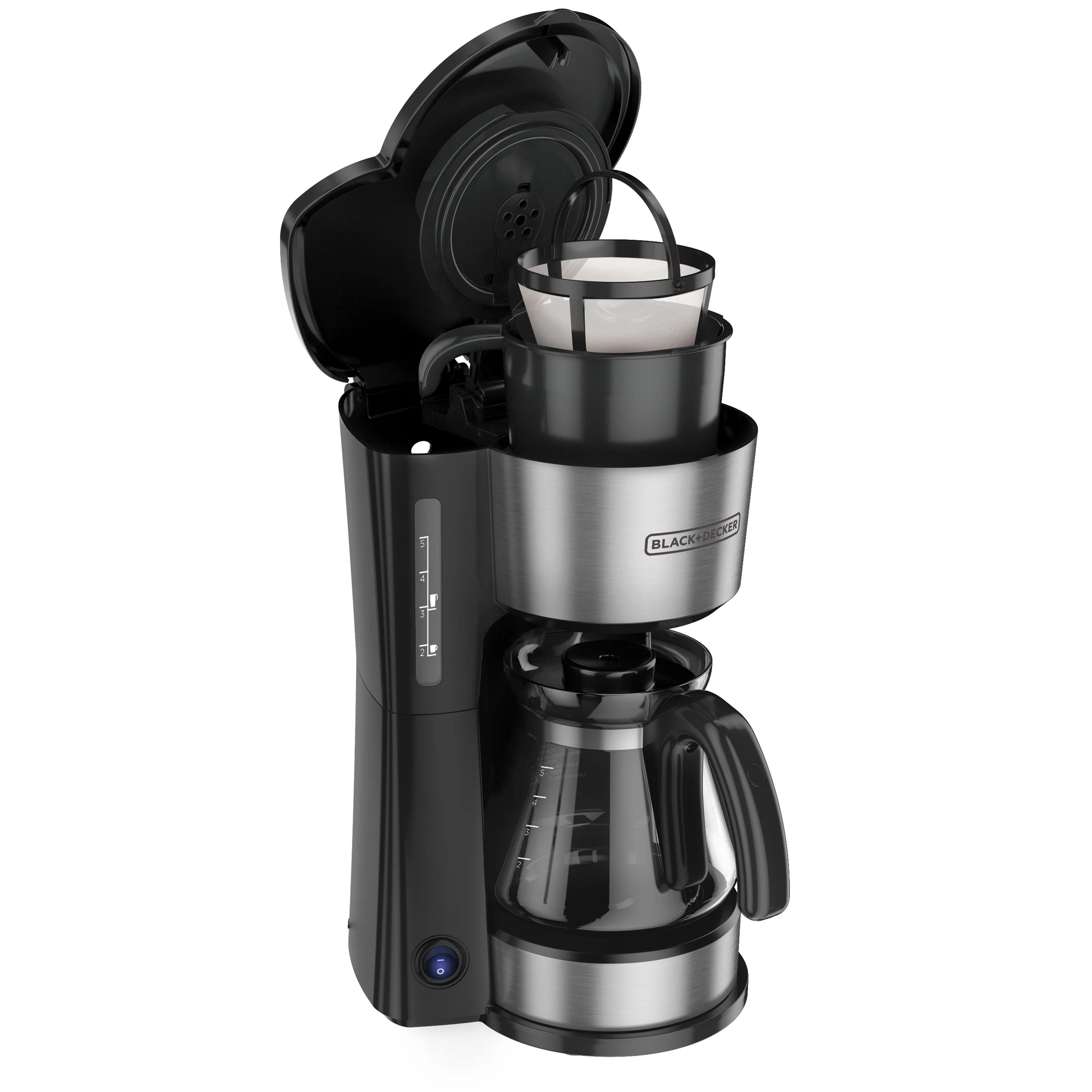 Cafetera Black & Decker CM0755S | 5 tazas | Vaso de Acero Inoxidable - Image 4