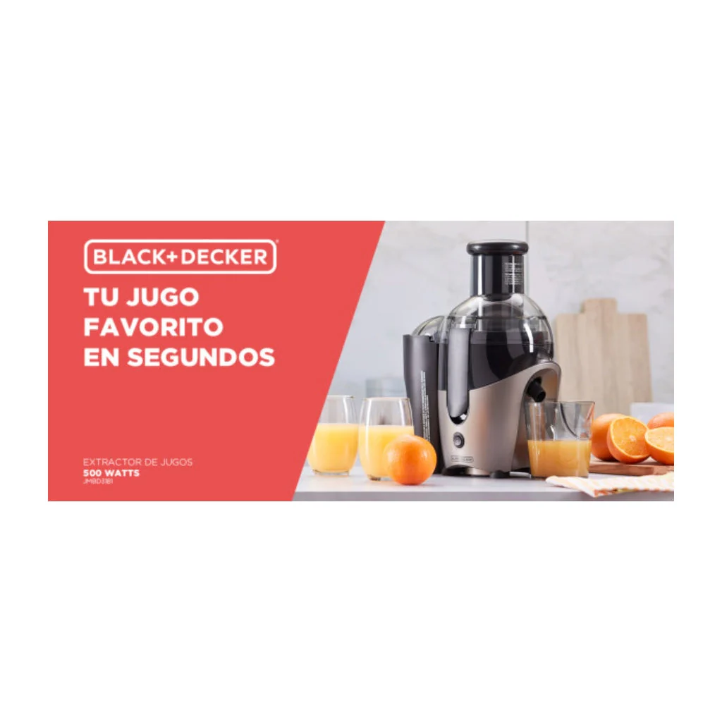 Extractor de Jugo Black & Decker JMBD3181 | 2 Velocidades | 500W - Image 6