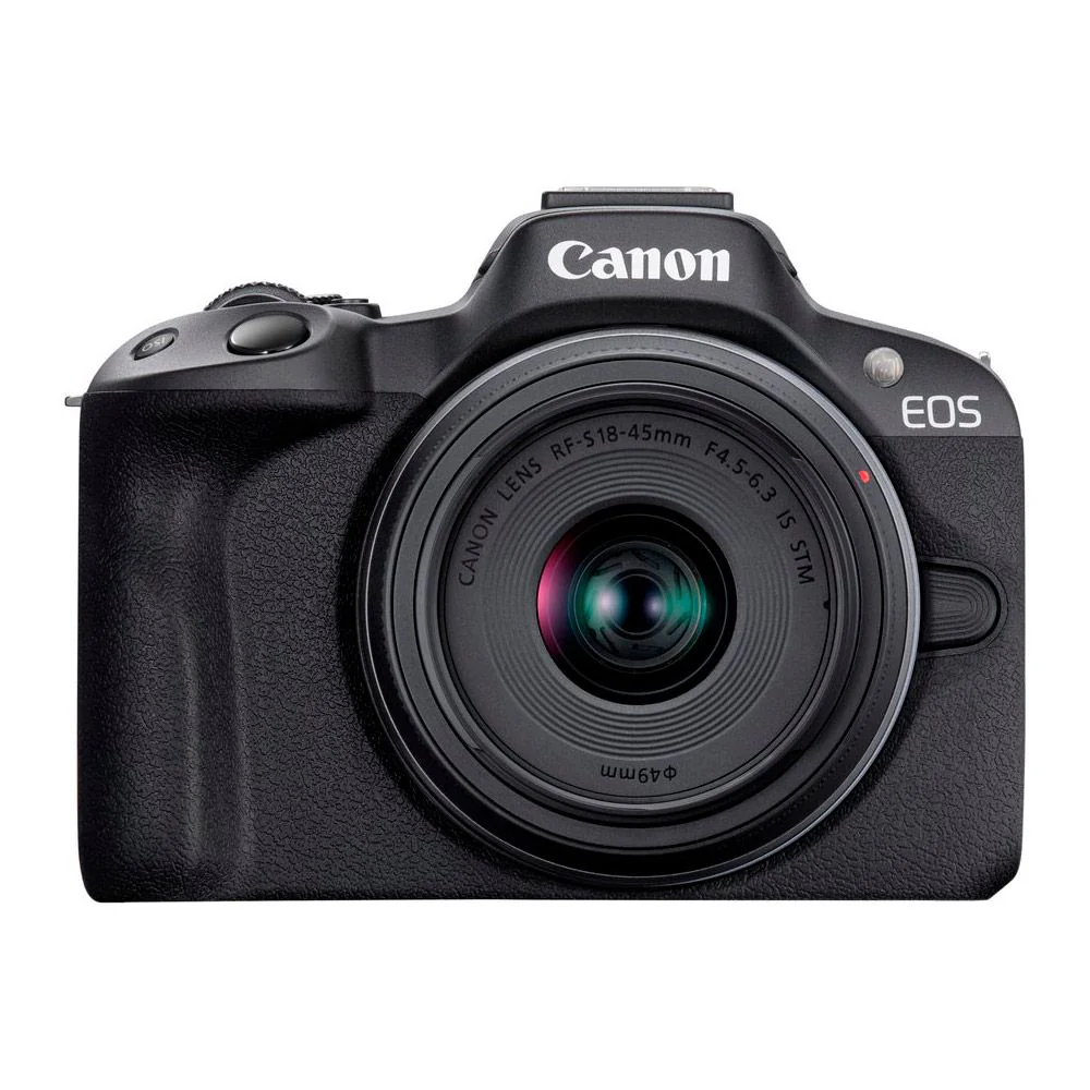 Canon EOS R50 | 24.2MP | Video 4K | CMOS | LCD 2.95" | Wi-Fi | Bluetooth | RF-S 18-45mm f/4.5-6.3 IS STM