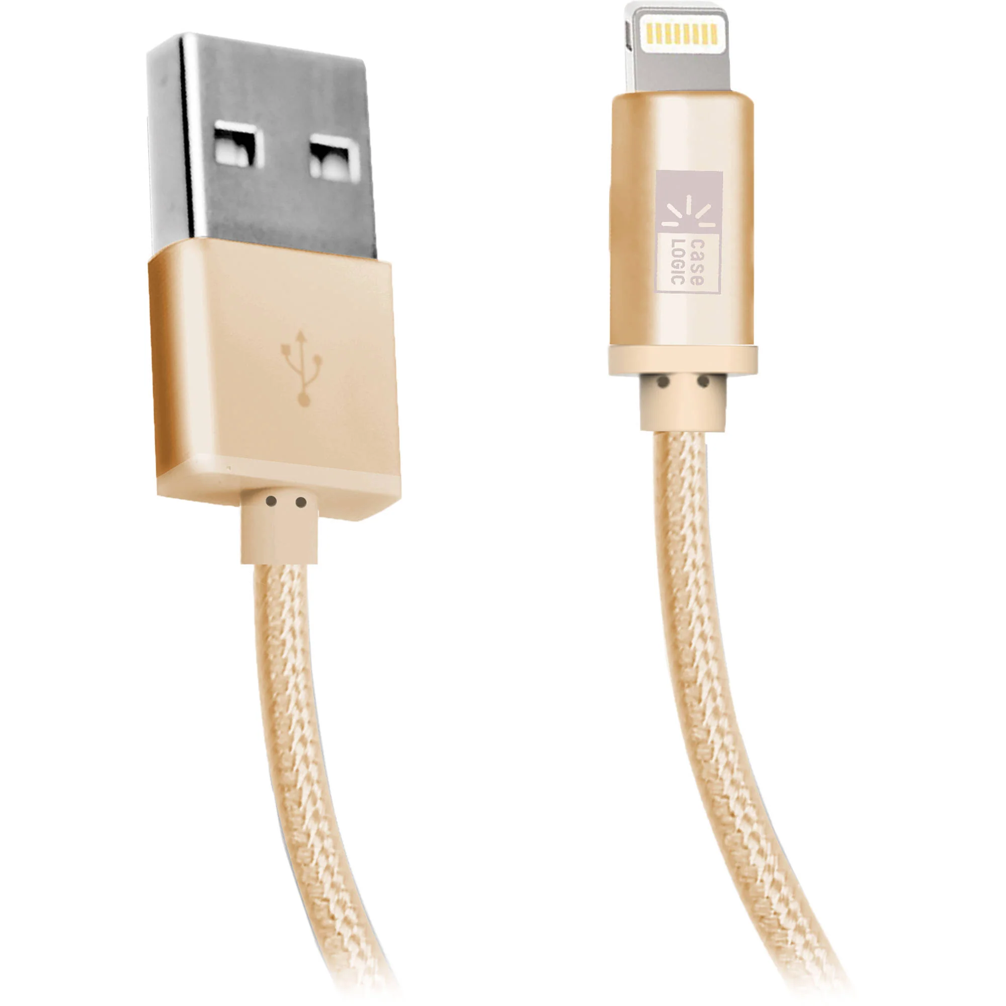 Cable Lightning Case Logic Sync & Charge CL-LP-CA-002-AC | 10 pies | Color Gold