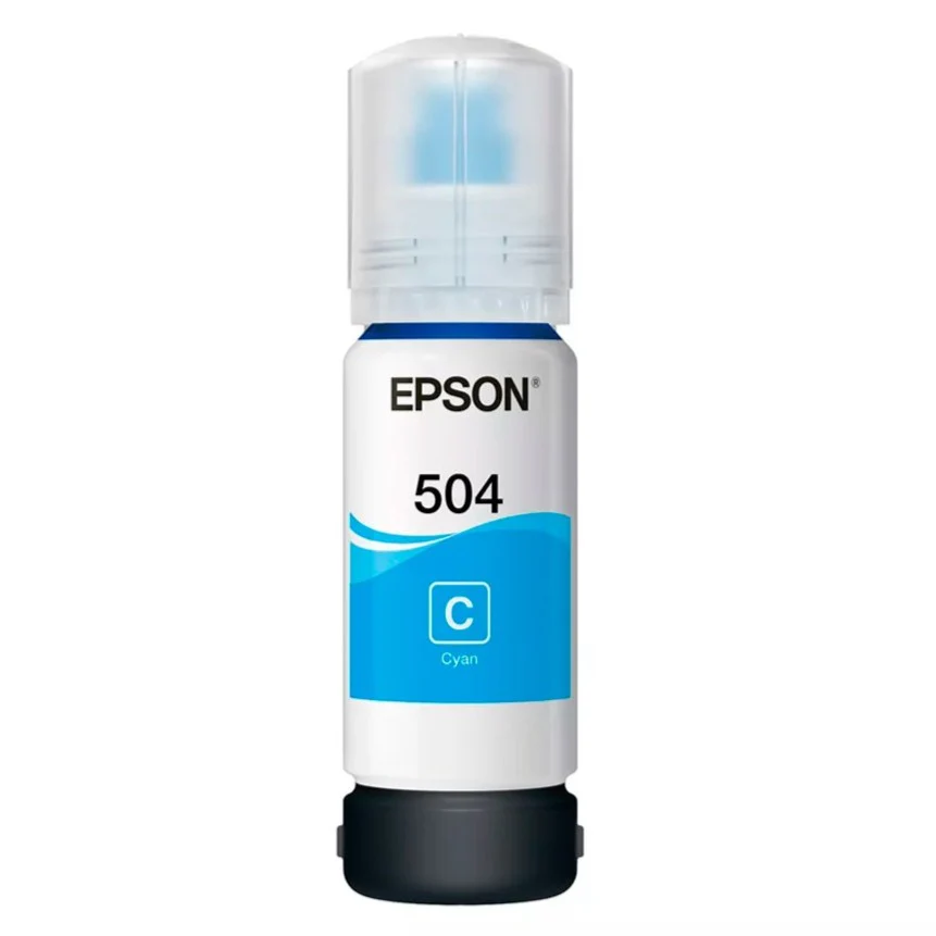 Tinta Epson 504 | Cian | Botella