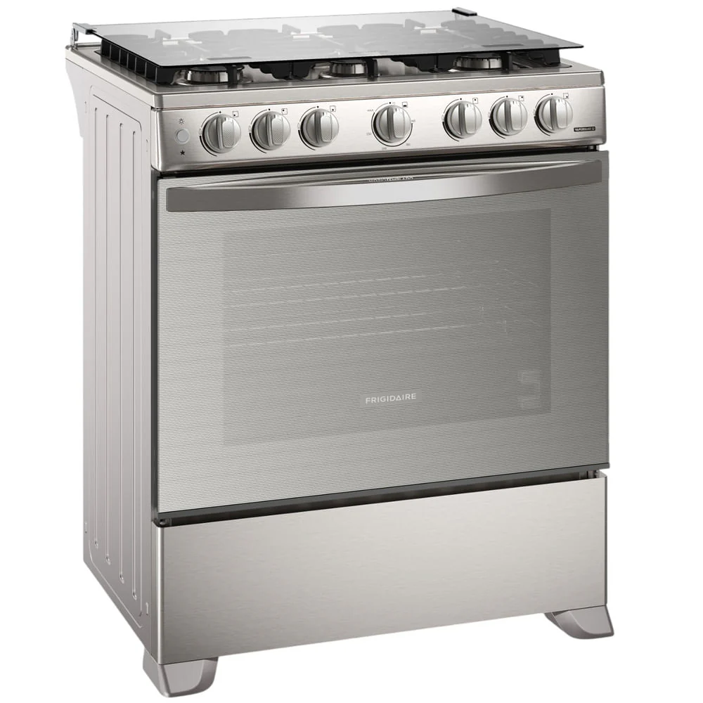 Estufa a Gas Frigidaire FKGN30C3FYI | 30" | 6 Quemadores | Acero Inoxidable | Tapa de Vidrio - Image 3