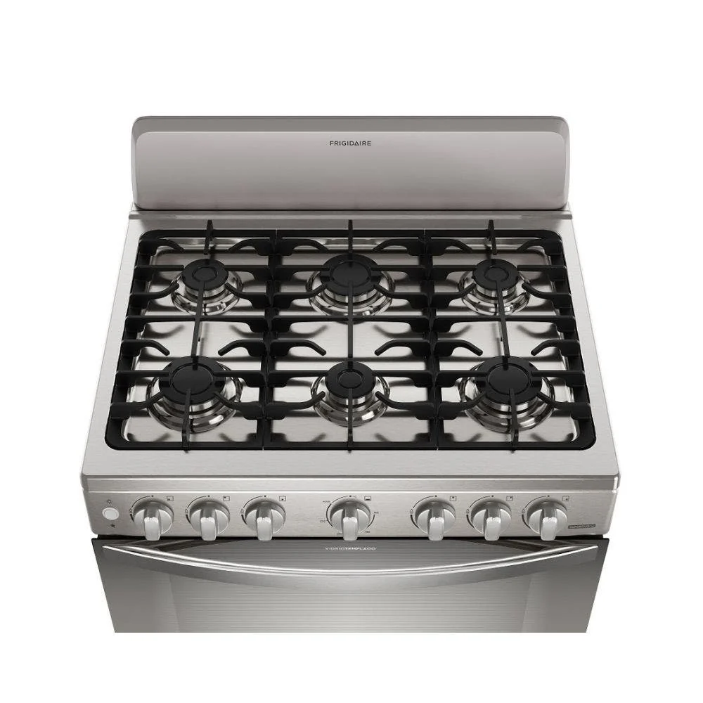 Estufa a Gas Frigidaire | 30" | 6 Quemadores | Acero Inoxidable - Image 2