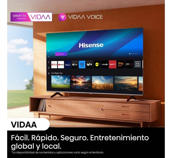 Televisor Hisense 50A6NV | 50" | 4K | VIDAA | HDMI | USB | Wi-Fi | Bluetooth - Image 5