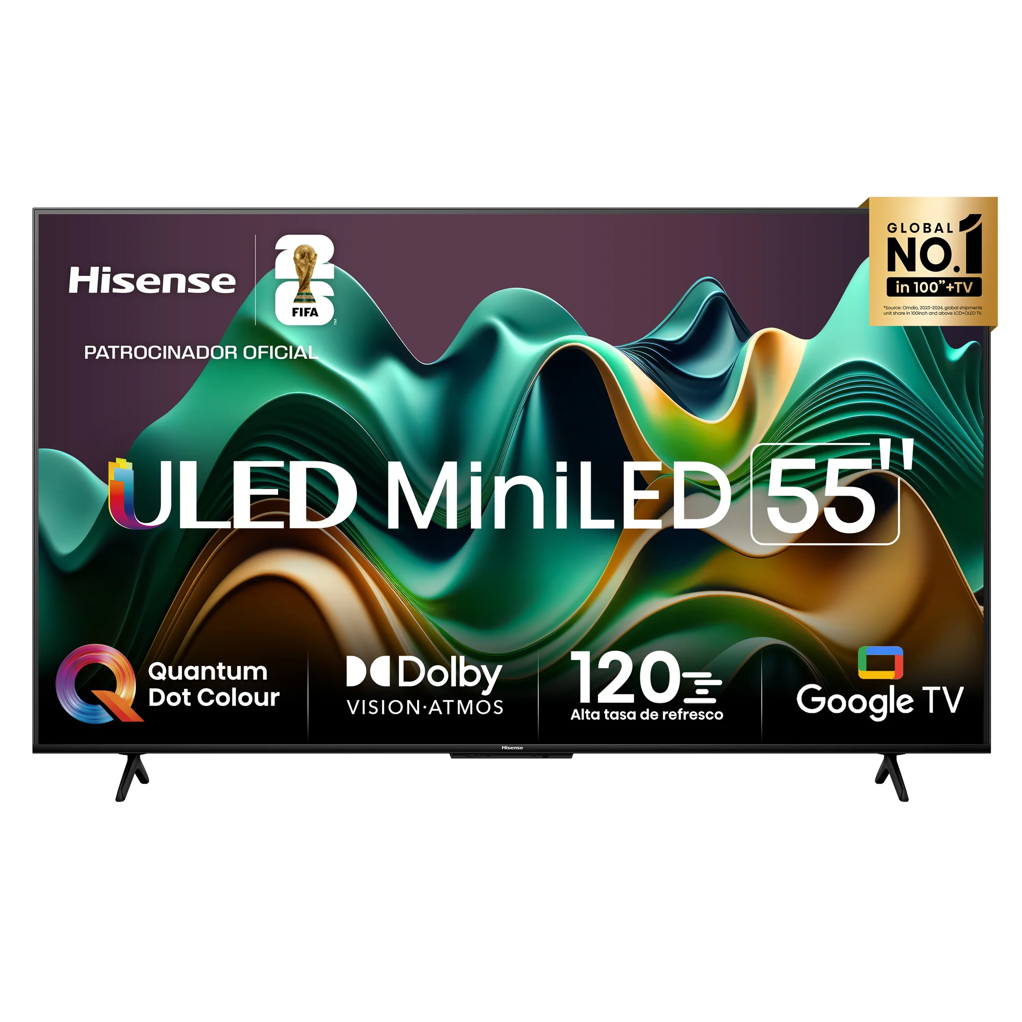 Televisor Hisense ULED MiniLED 55U6N | 55" | 4K | Google TV | HDMI | USB | Wi-Fi