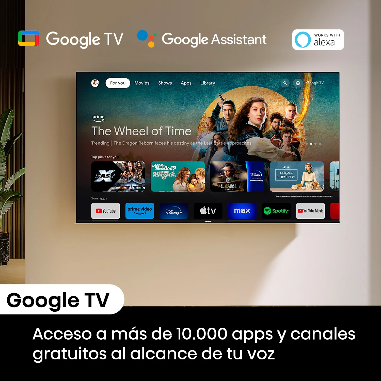 Televisor Hisense ULED MiniLED 55U6N | 55" | 4K | Google TV | HDMI | USB | Wi-Fi - Image 9