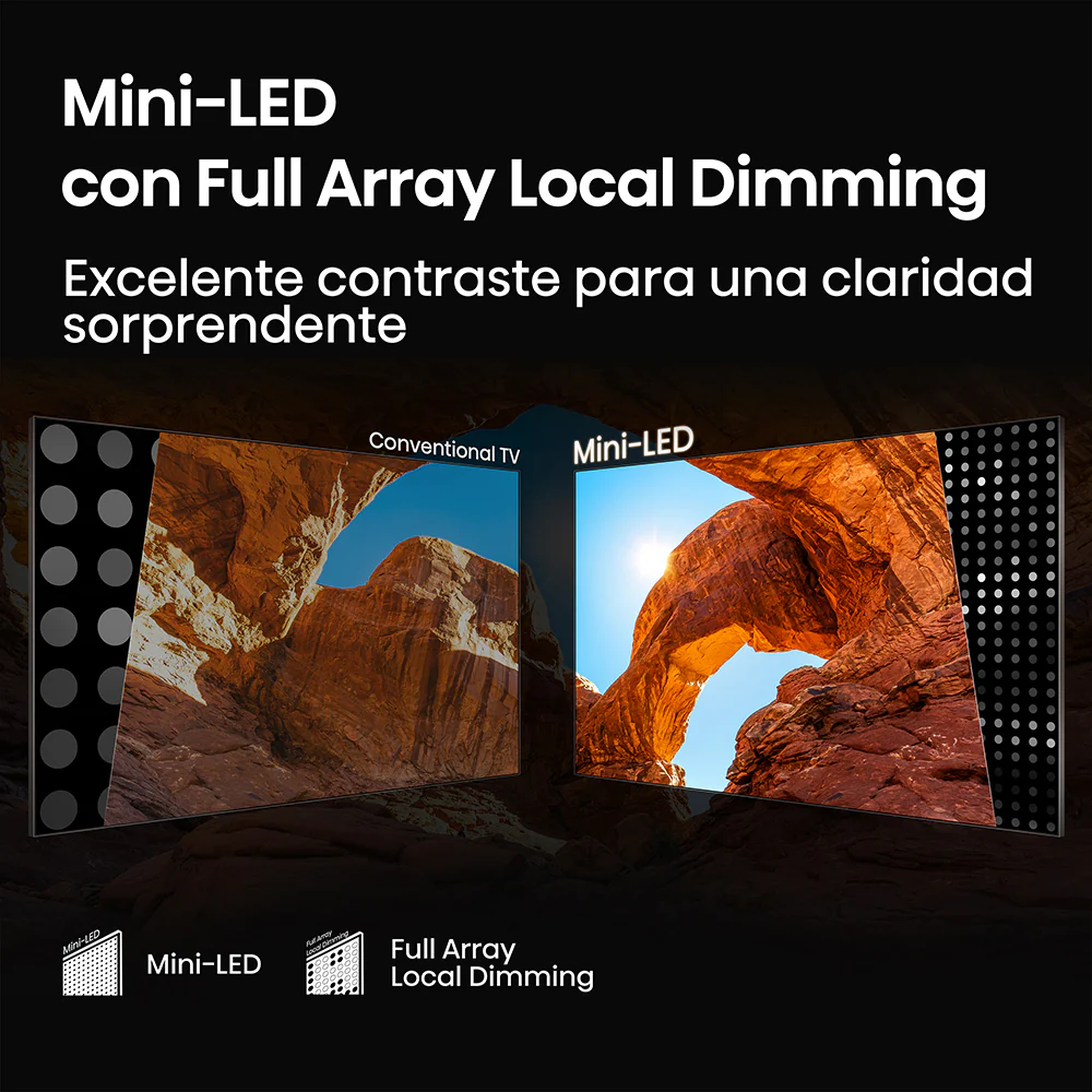 Televisor Hisense MiniLED 55U6QV | VIDAA | 55" | 4K | HDMI | USB - Image 10