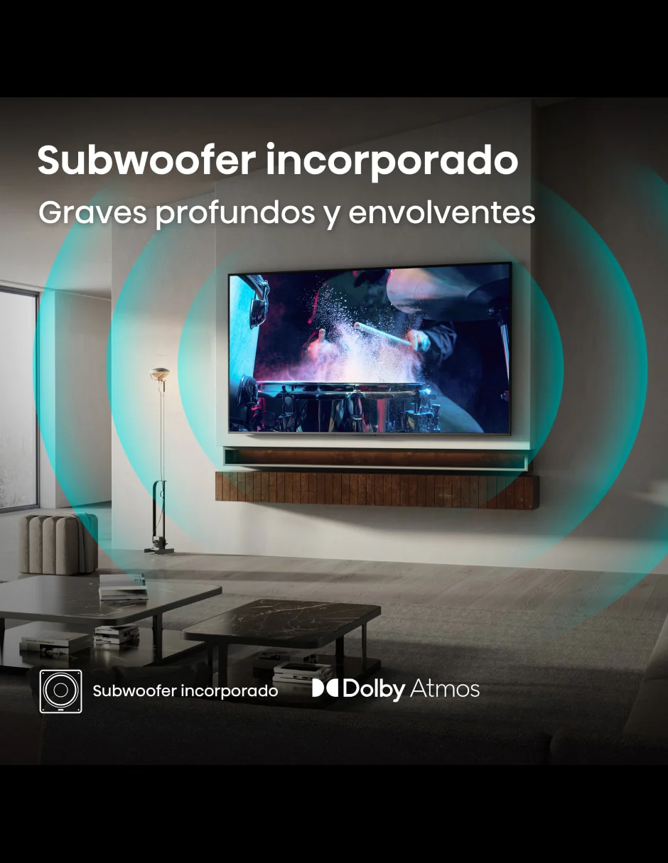 Televisor Hisense ULED MiniLED 85U7QG | Google TV | 85" | 4K | HDMI | USB | Wi-Fi | Bluetooth - Image 5