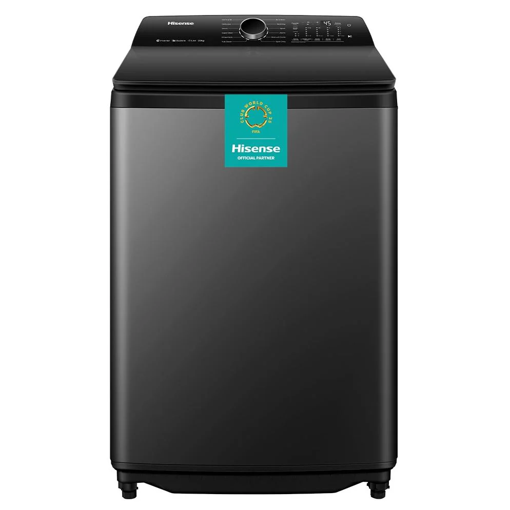 Lavadora Hisense WT5I2023DB | 20kg | Carga Superior