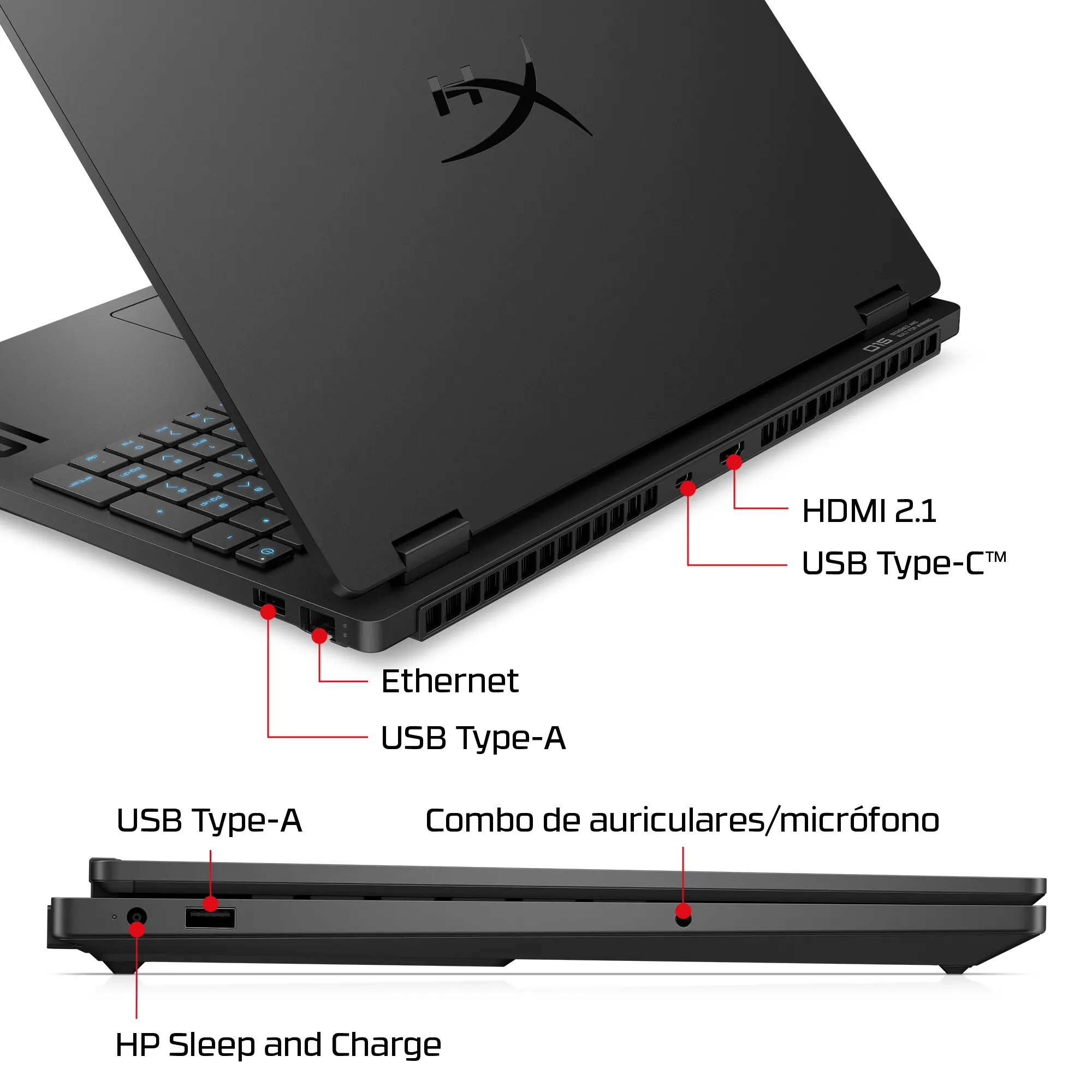 HyperX OMEN 15-GA0001LA | Intel Core i7-14650HX | 16GB RAM | 512GB SSD | 15.6" | GeForce RTX 5060 | Windows 11 - Image 14