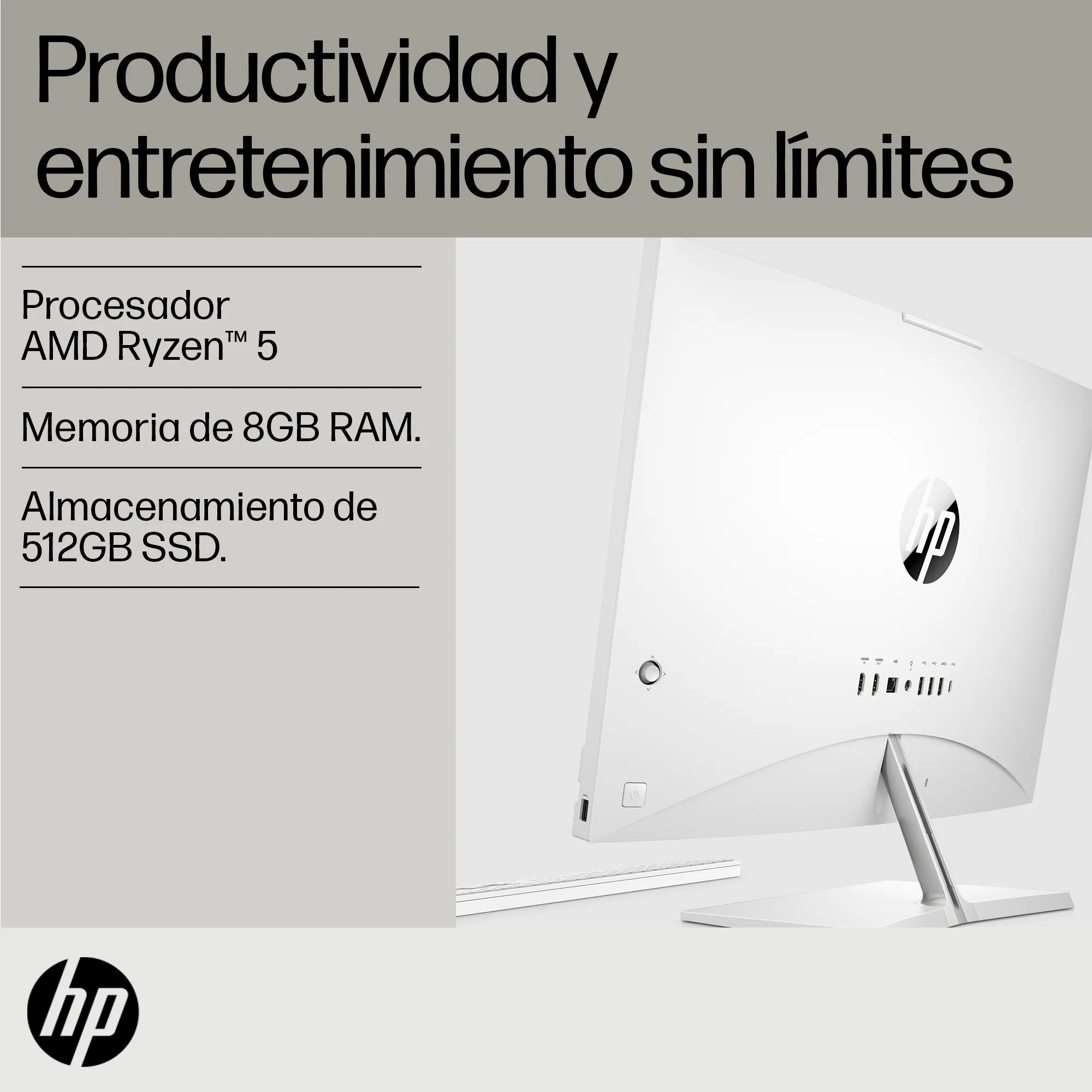 HP Pavilion 24-CA0013LA | AMD Ryzen 5 5500U | 8 GB RAM | 512GB SSD | 24" | Windows 11 - Image 14