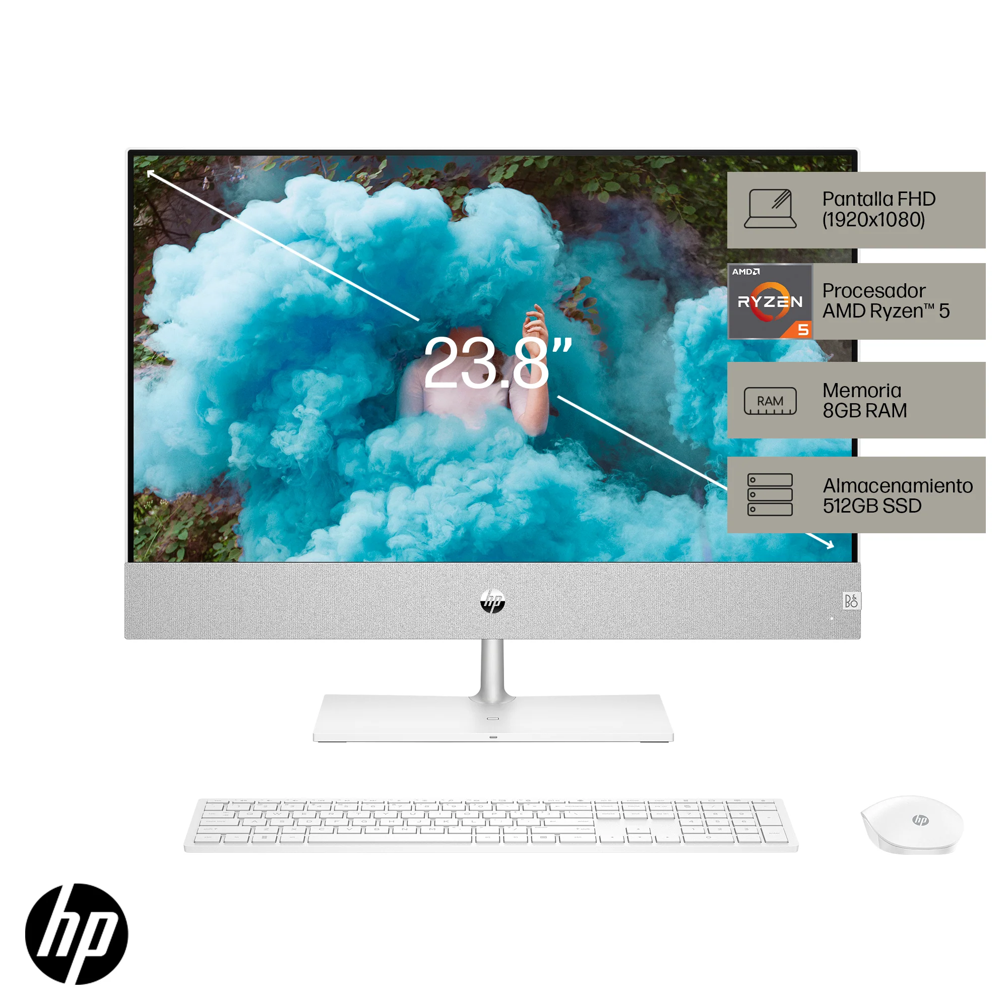 HP Pavilion 24-CA0013LA | AMD Ryzen 5 5500U | 8 GB RAM | 512GB SSD | 24" | Windows 11 - Image 5