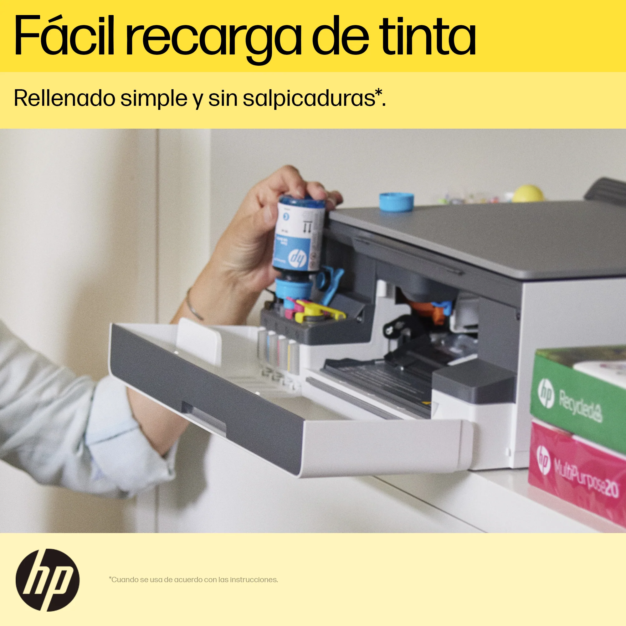 HP Smart Tank 580 | Multifuncional | Sistema de Tanque de Tinta | Wi-Fi - Image 12