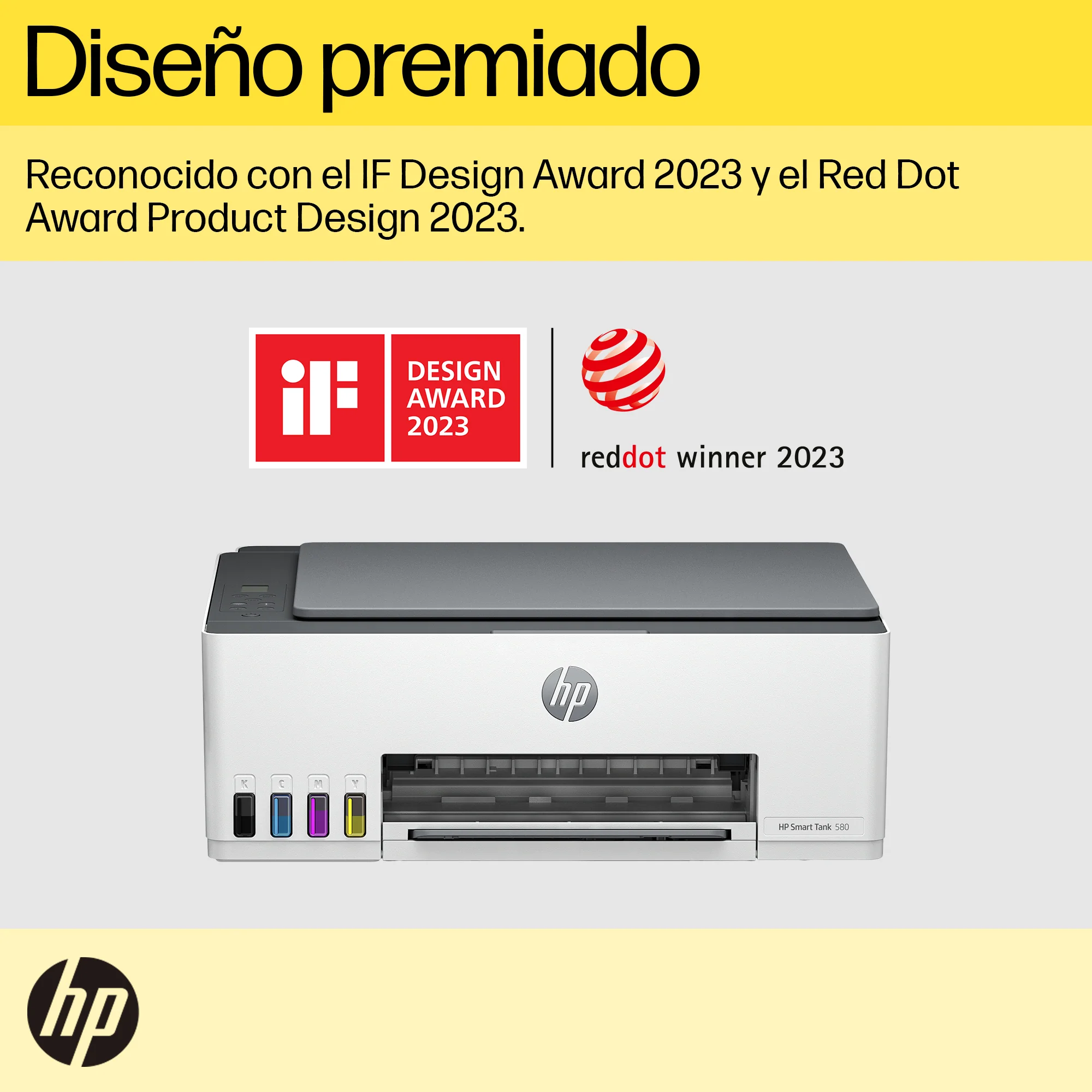 HP Smart Tank 580 | Multifuncional | Sistema de Tanque de Tinta | Wi-Fi - Image 16