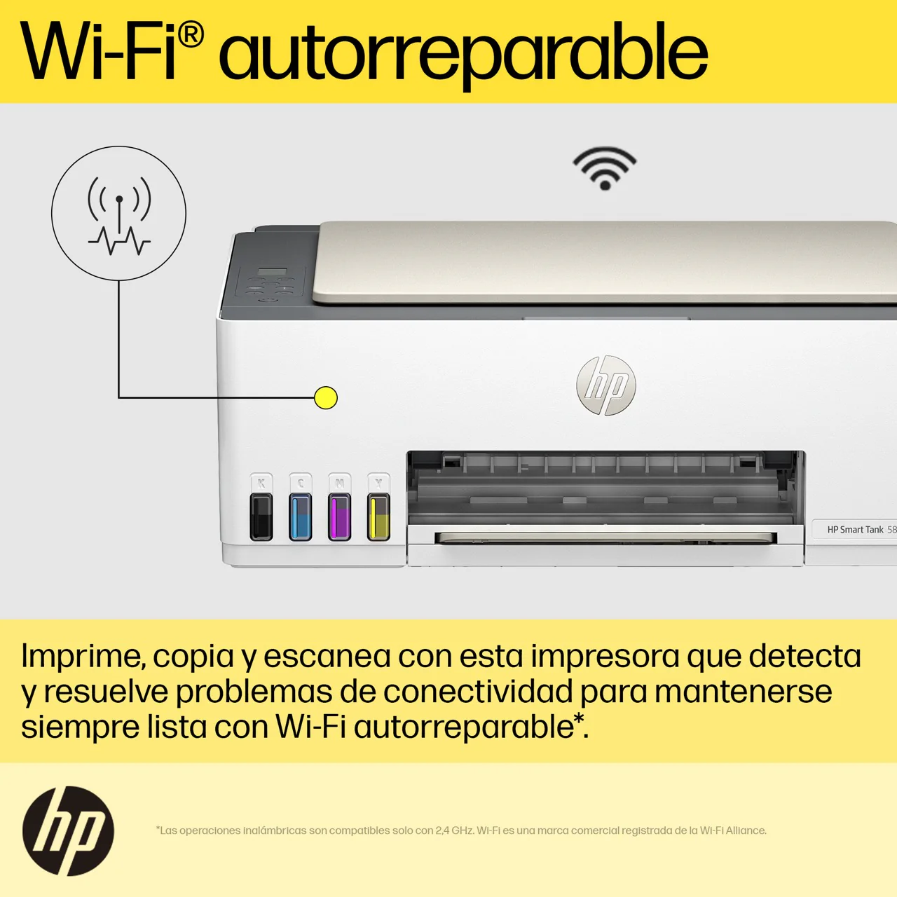 HP Smart Tank 583 | Multifuncional | Sistema de Tanque de Tinta | Wi-Fi - Image 10