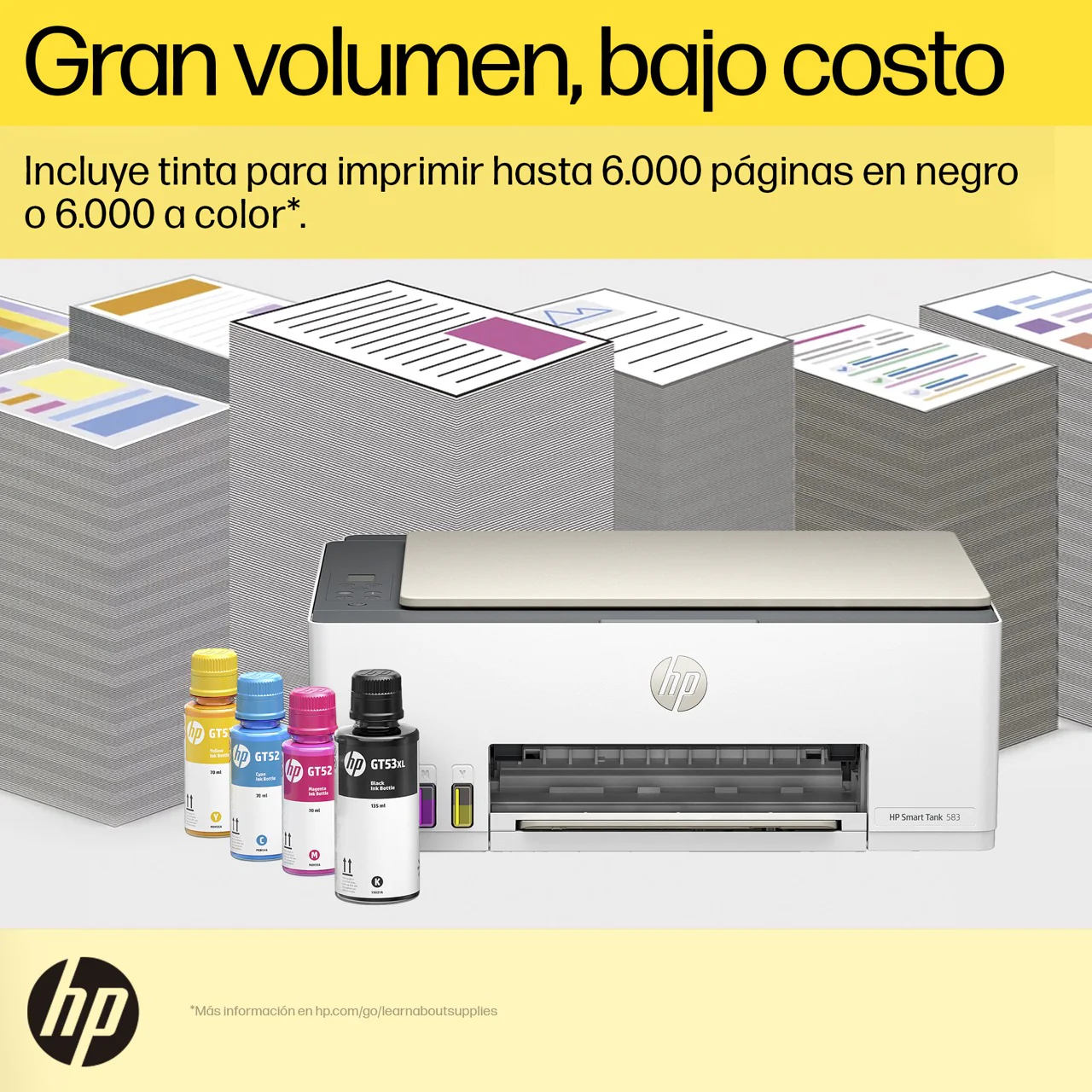 HP Smart Tank 583 | Multifuncional | Sistema de Tanque de Tinta | Wi-Fi - Image 18