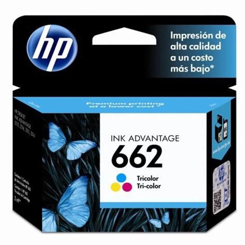 Tinta HP 662 | Tricolor | Cartucho