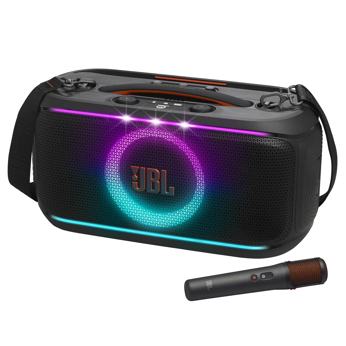Bocina JBL PartyBox On The Go 2 Plus | 100W | USB | 15Hrs | BT 5.4 | Auracast | Mic - Image 2