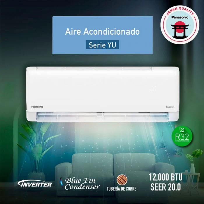Aire Acondicionado Panasonic YU12AKV | Inverter | 12000 BTU | SEER 20 - Image 3