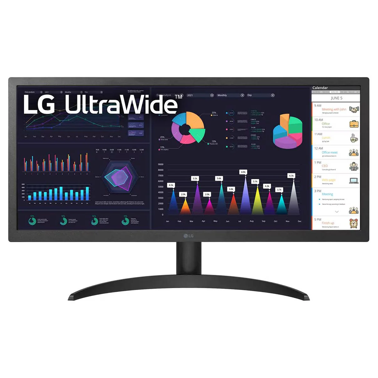 Monitor LG UltraWide 26WQ500 | 26" | 2560x1080 | 75Hz | HDMI