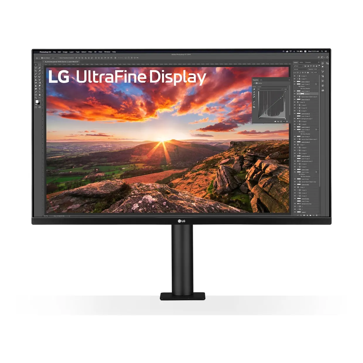 Monitor LG UltraFine Ergo 32UN880K | 32" | 3840x2160 | 60Hz | HDR10 | USB-C | HDMI | DisplayPort - Image 2