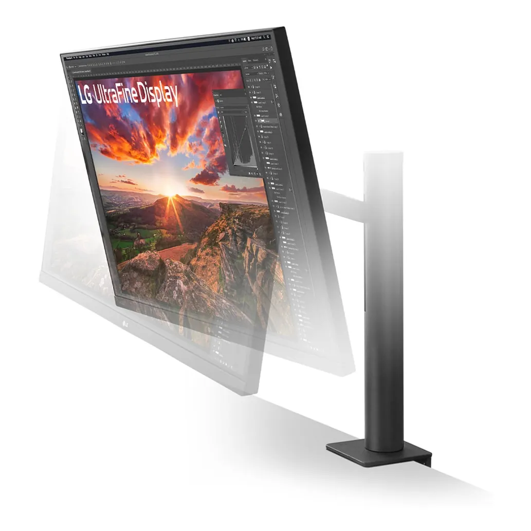 Monitor LG UltraFine Ergo 32UN880K | 32" | 3840x2160 | 60Hz | HDR10 | USB-C | HDMI | DisplayPort - Image 5