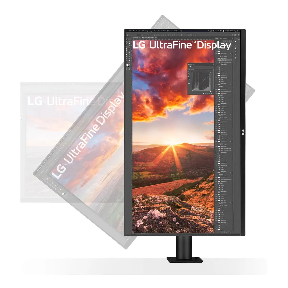 Monitor LG UltraFine Ergo 32UN880K | 32" | 3840x2160 | 60Hz | HDR10 | USB-C | HDMI | DisplayPort - Image 7