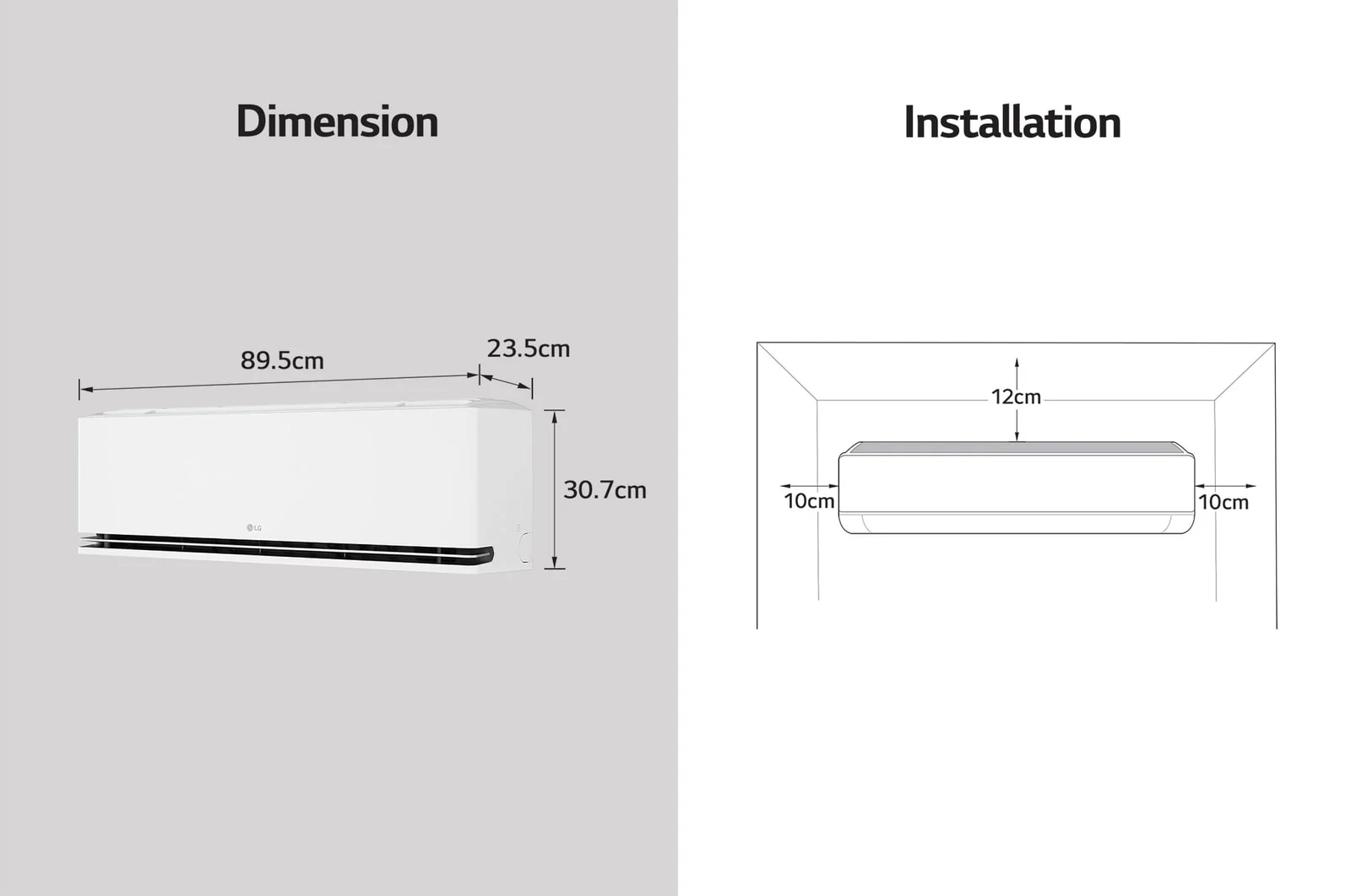 Aire Acondicionado LG DUALCOOL VF242C31 | Inverter | 24000 BTU | ThinQ | Wi-Fi | SEER 21.5 - Image 10
