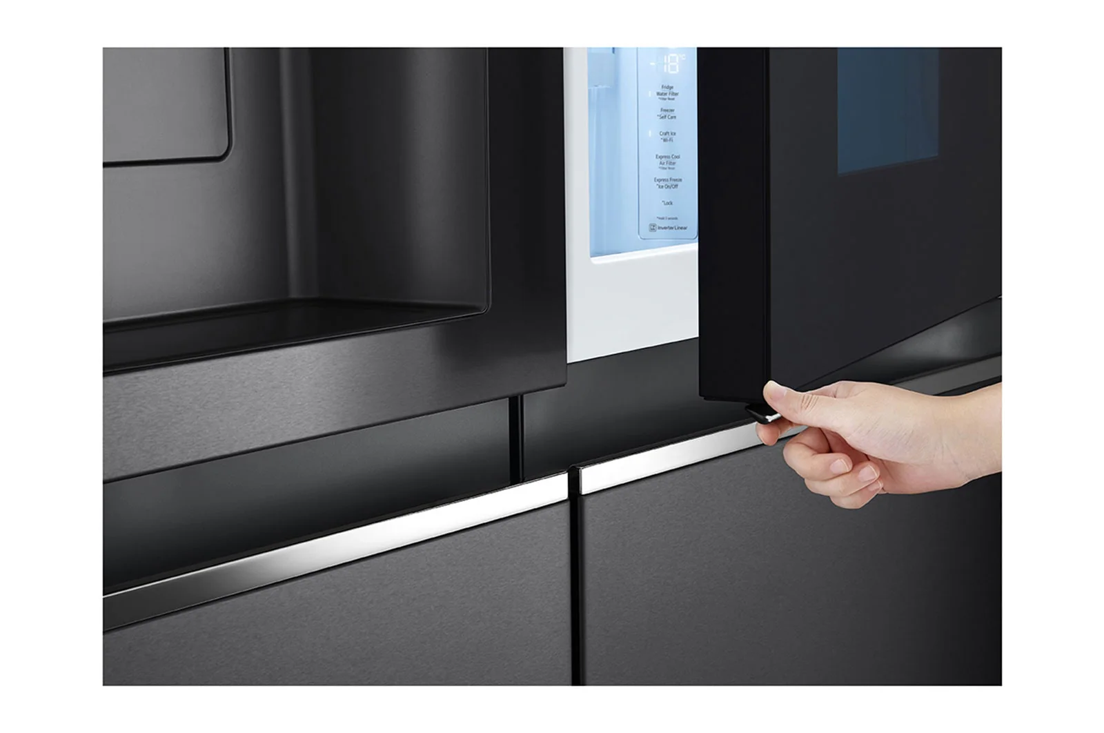 Refrigeradora LG InstaView VS25XHWCB | Side By Side | 24 pies cúbicos - Image 5
