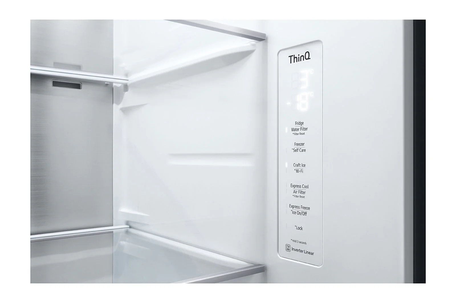Refrigeradora LG InstaView VS25XHWCB | Side By Side | 24 pies cúbicos - Image 8
