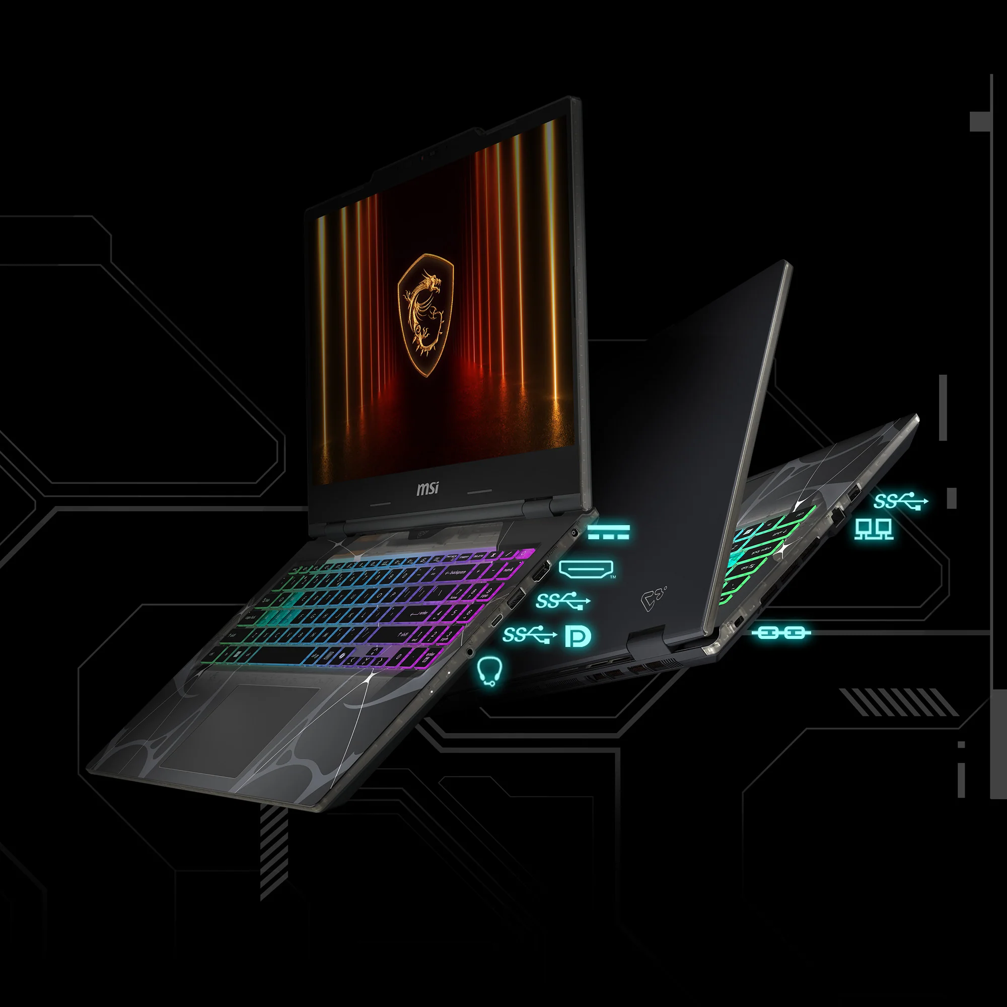 MSI Cyborg A15 15QL | AMD Ryzen 9 279 | 16GB RAM | 512GB SSD | 15.6" | GeForce RTX 5070 | Windows 11 Home - Image 11