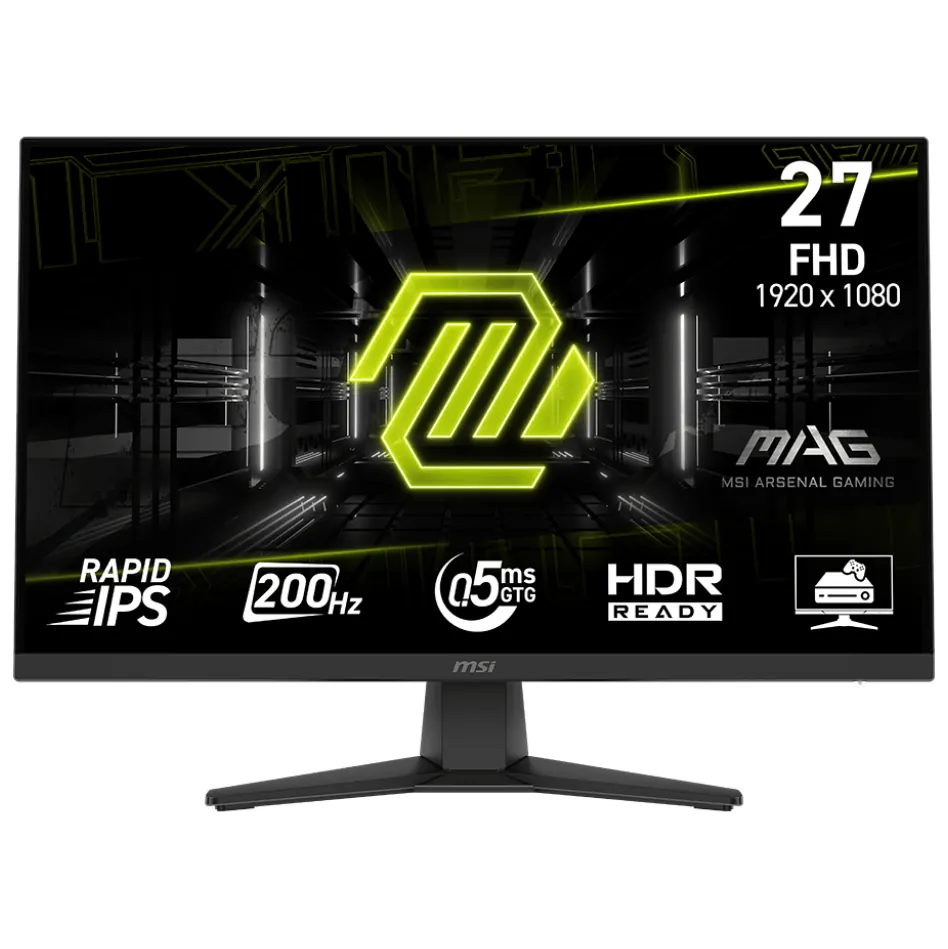 Monitor Gaming MSI MAG 272F | 27" | 1920x1080 | 200Hz | HDMI | DisplayPort