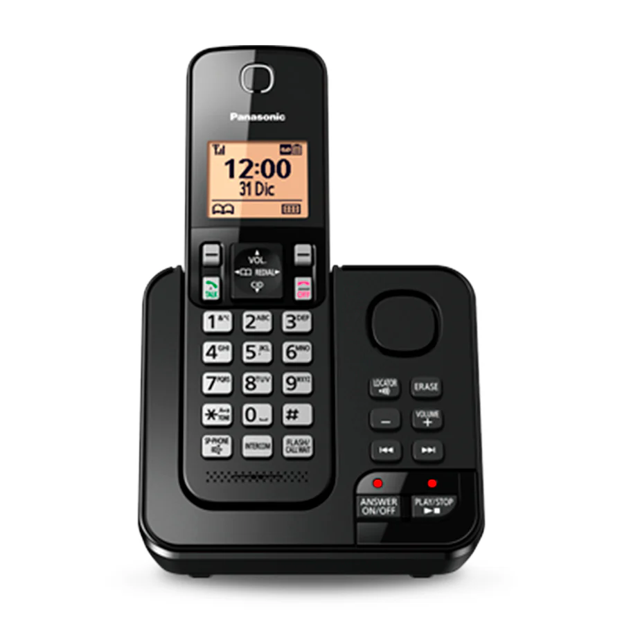 Teléfono Inalámbrico Panasonic DECT KX-TGC360LAB | 1.6"