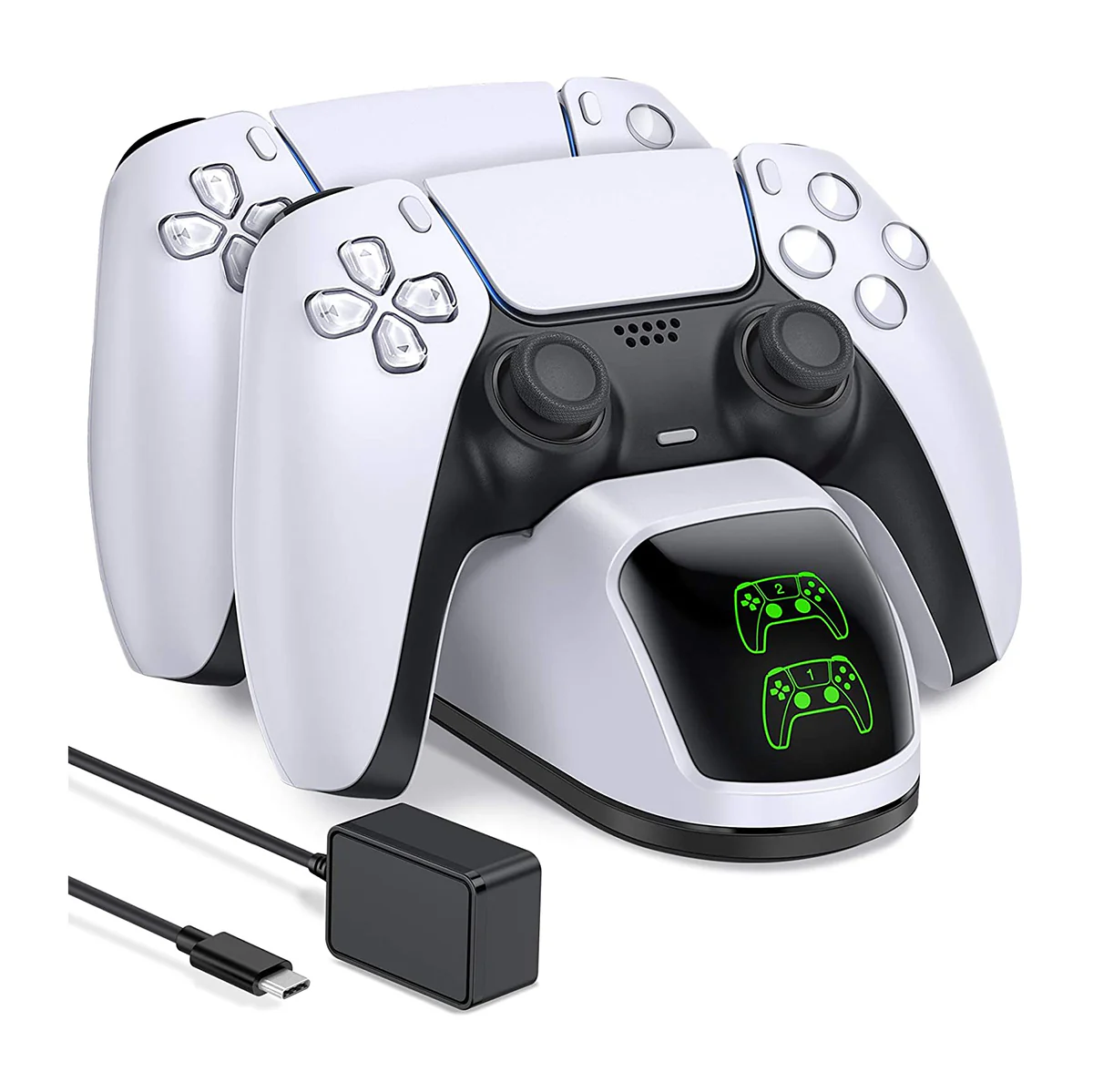 Base de carga para DualSense | 2 Ranuras | USB