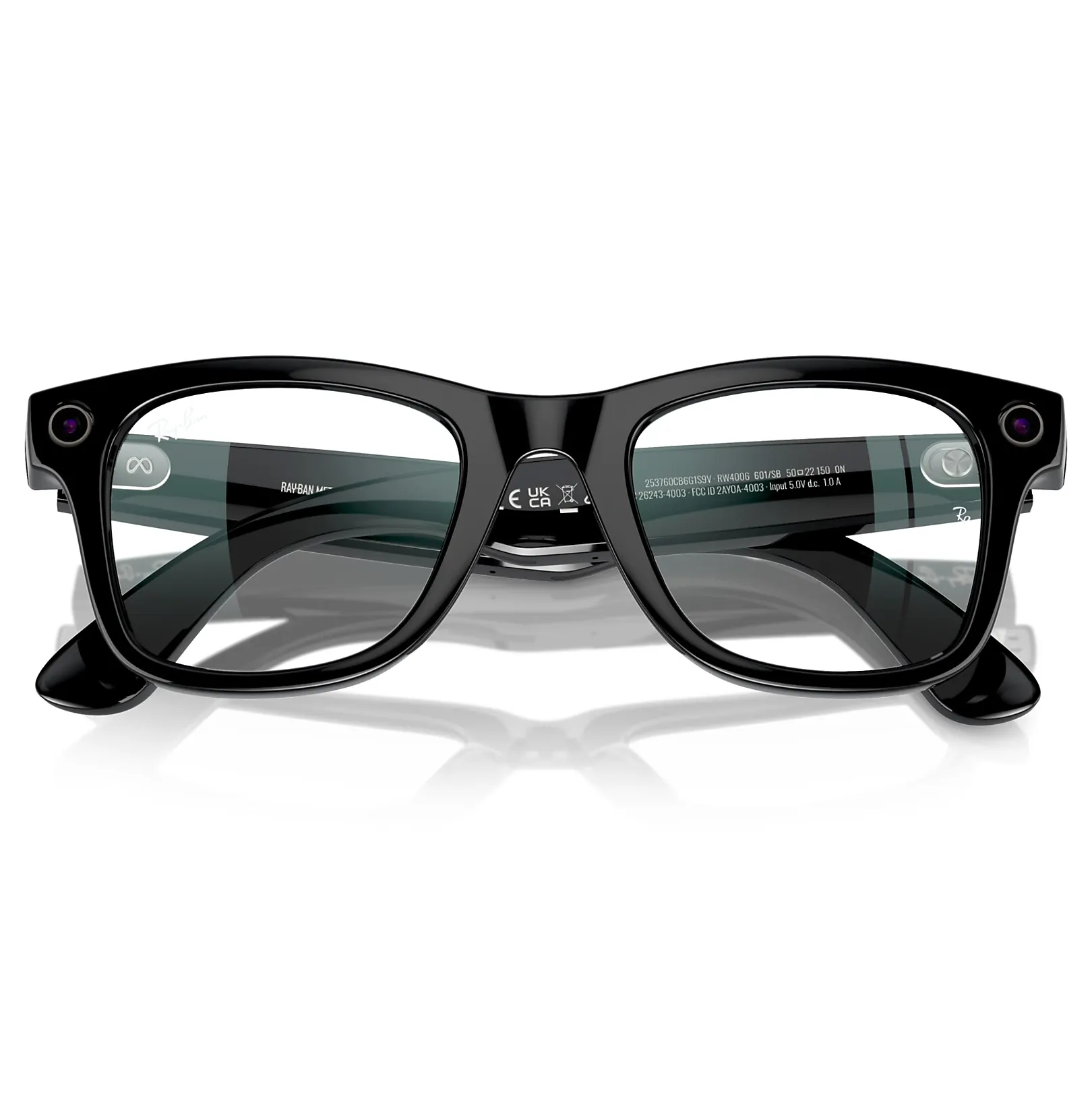 Ray-Ban Meta Glasses Wayfarer | Gen 1 | Brillante | Lentes Transparentes - Image 4