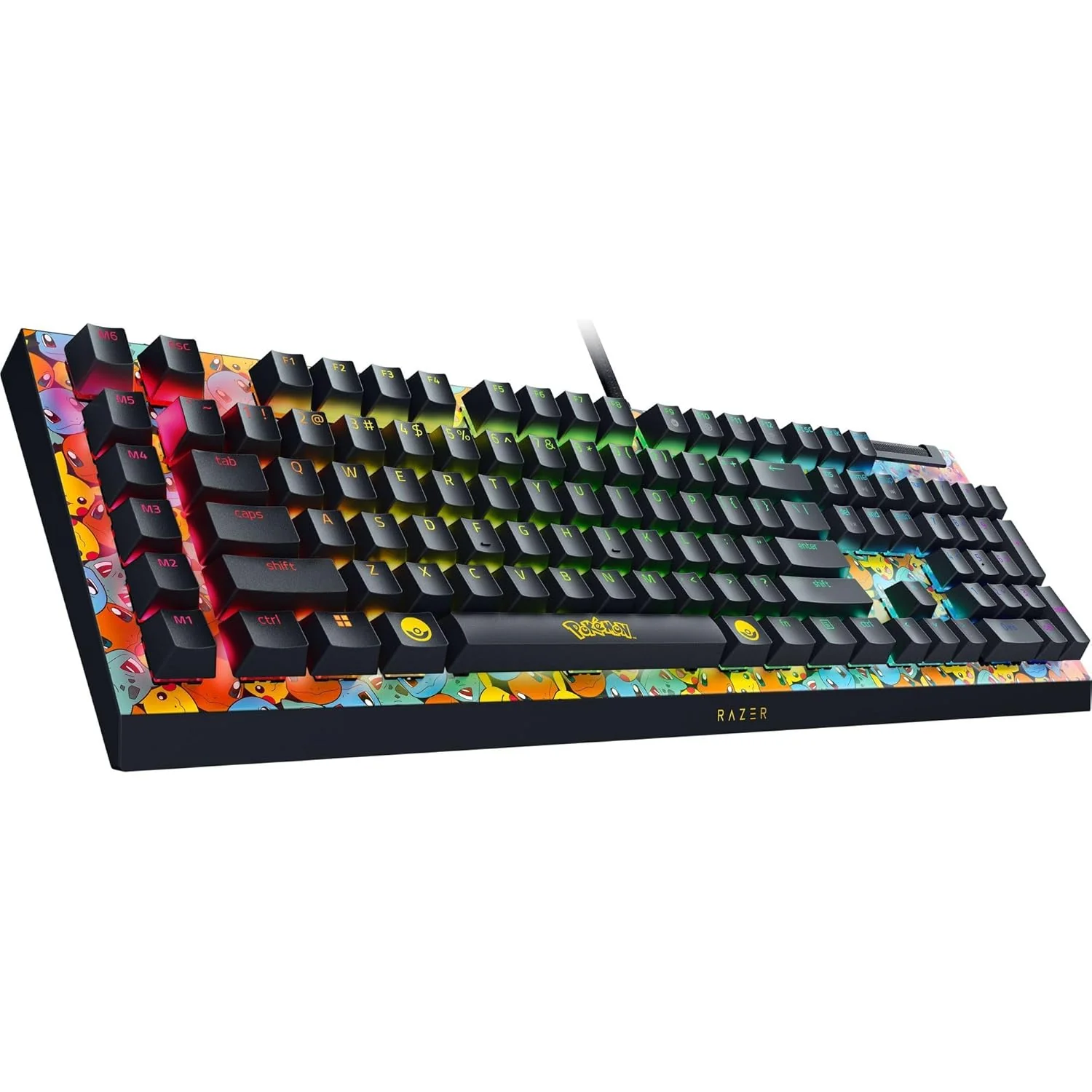 Teclado Razer BlackWidow V4X Pokémon Edition | Green Switch | Cableado - Image 3