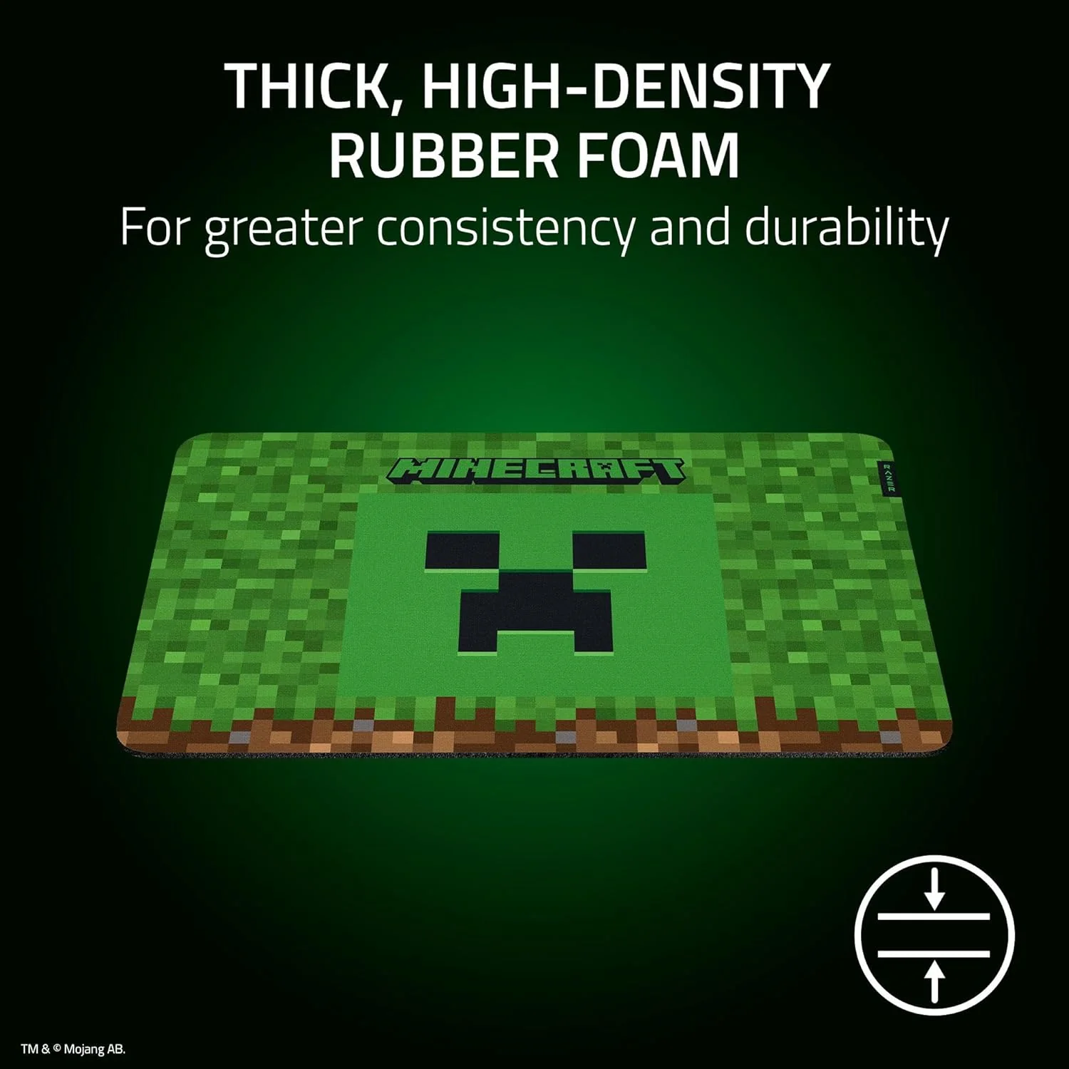 Mouse Pad Razer Gigantus V2 Minecraft Edition Mediano RZ02-03333800-R3M1 - Image 3