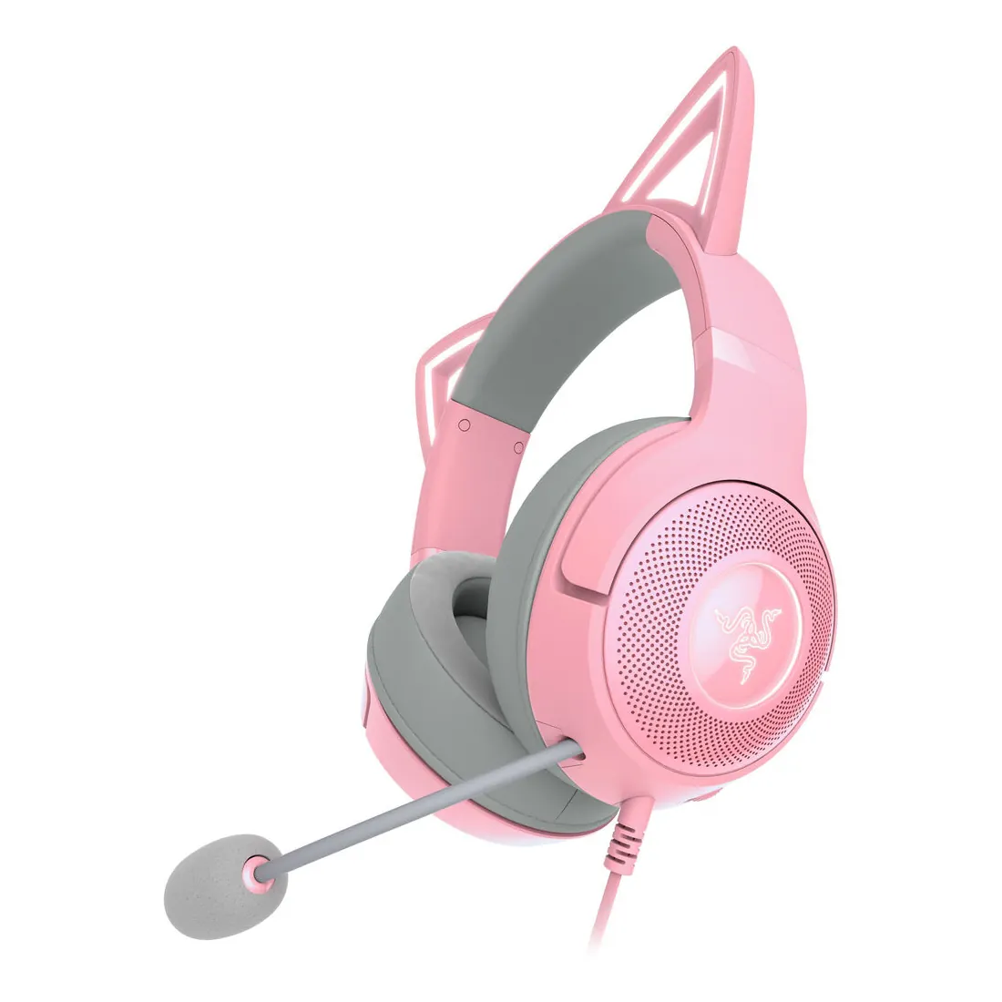 Razer Kraken Kitty V2 | Headset Gaming | USB | RGB | Quartz Edition - Image 4