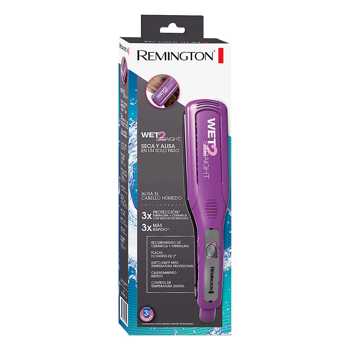 Plancha de Cabello Remington S8001 | Seco/Mojado | 2" - Image 2