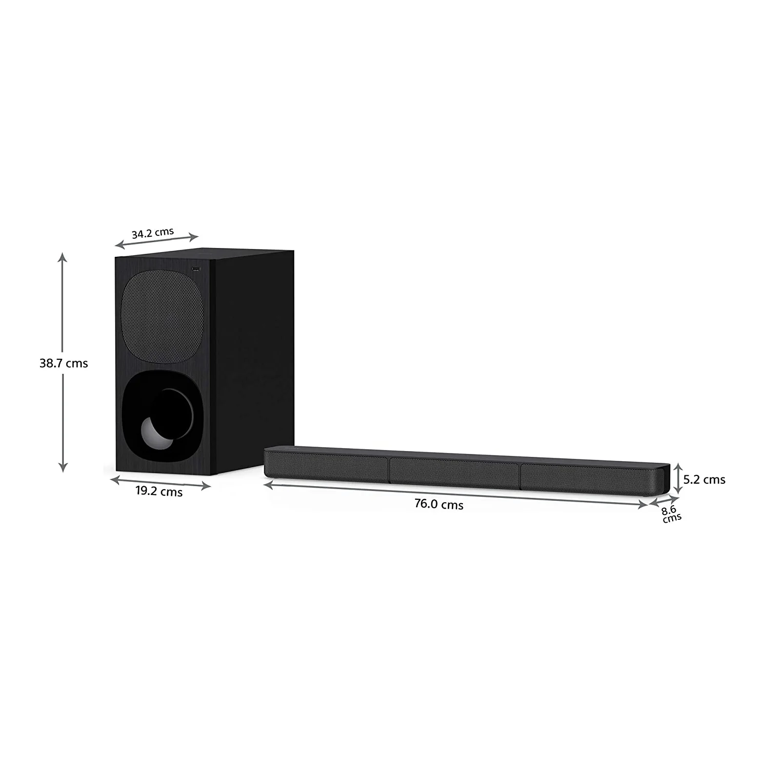 Barra de Sonido Sony HT-S20R | 400W | 5.1 Canales | HDMI | USB - Image 2