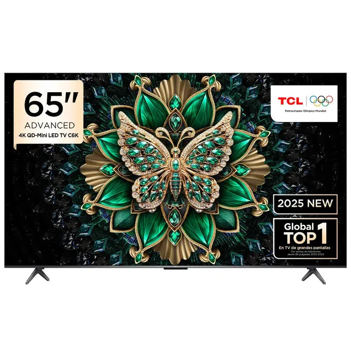 Televisor TCL MiniLED 65C6K | Google TV | 65" | 4K | HDMI | USB | Wi-Fi | Bluetooth