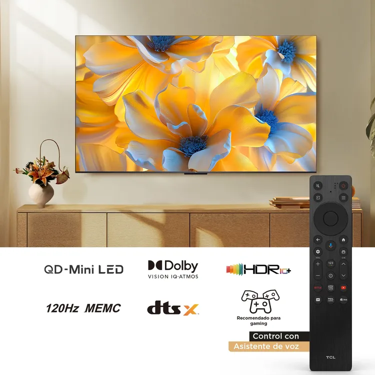 Televisor TCL MiniLED 65C6K | Google TV | 65" | 4K | HDMI | USB | Wi-Fi | Bluetooth - Image 2
