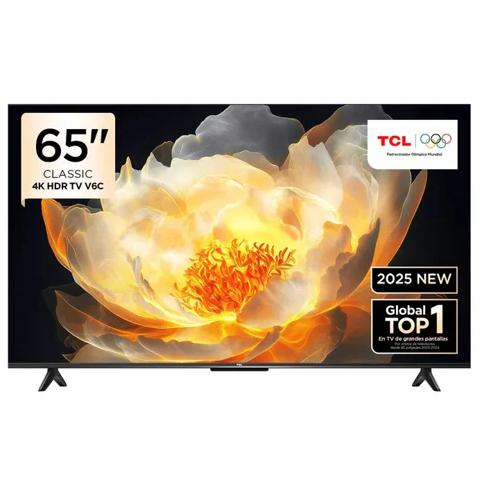 Televisor TCL 65V6C | Google TV | 65" | 4K | HDMI | USB | Wi-Fi | Bluetooth