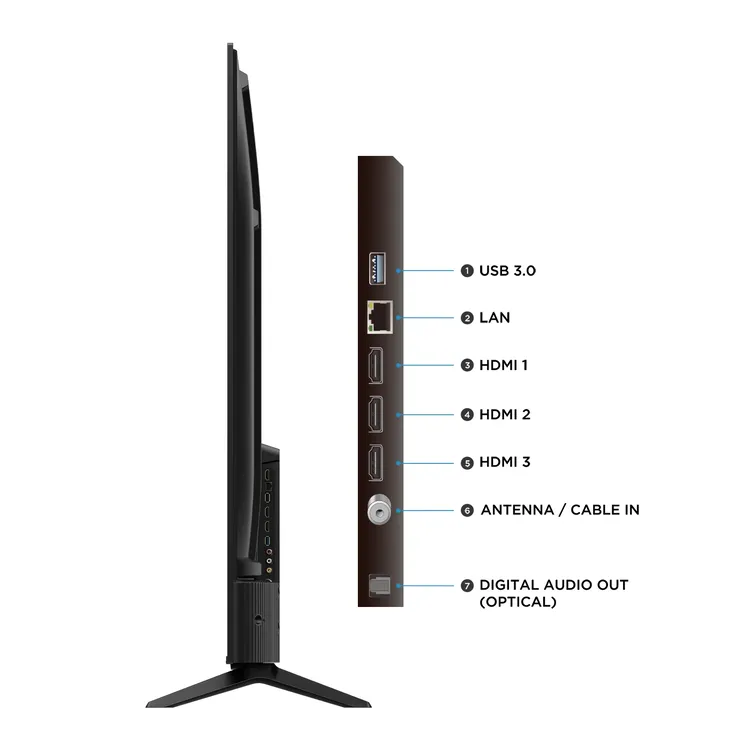 Televisor TCL 50V6C | 50" | 4K | Google TV | HDMI | USB | Wi-Fi | Bluetooth - Image 6