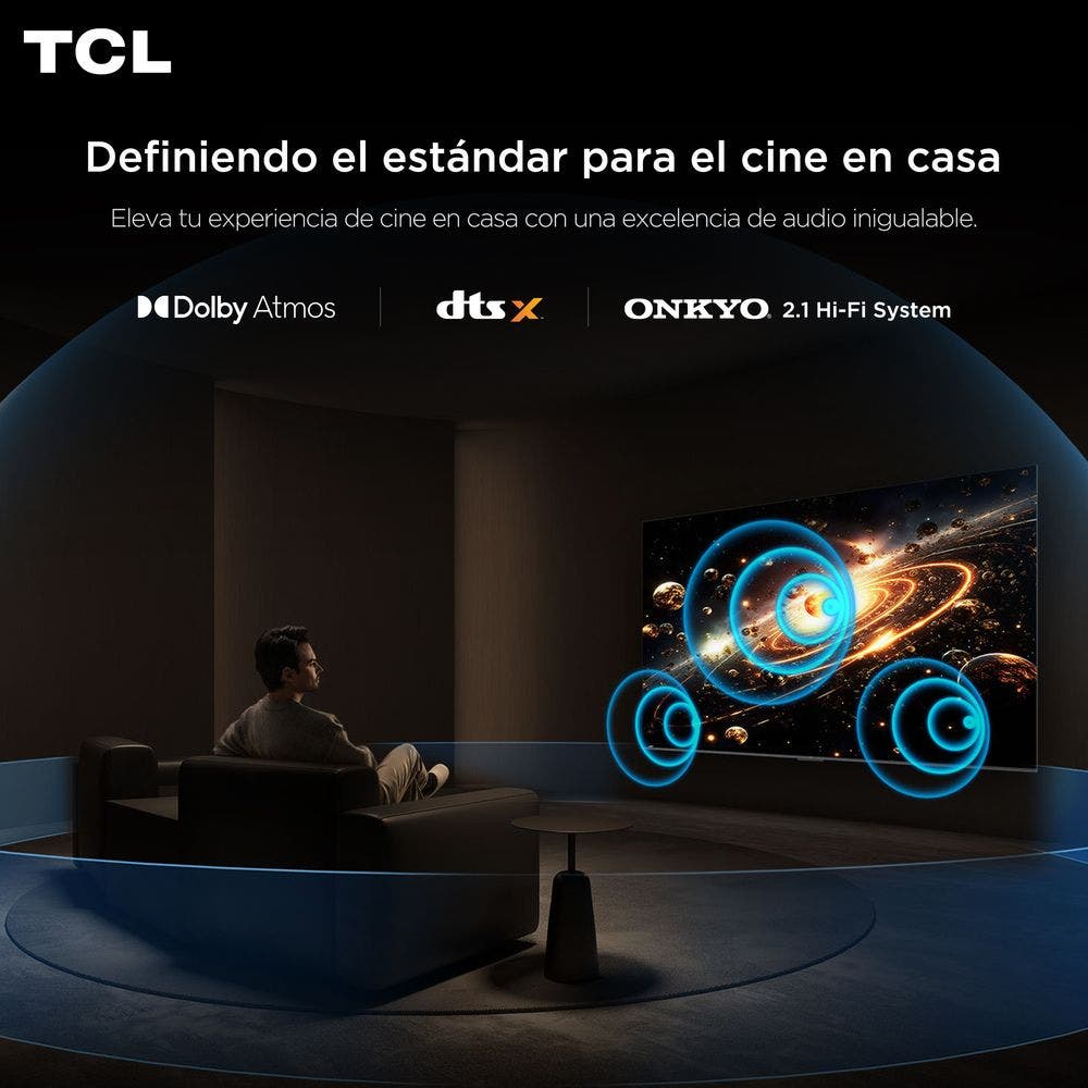 Televisor TCL MinLED 85C6K | Google TV | 85" | 4K | HDMI | USB | Wi-Fi | Bluetooth - Image 4