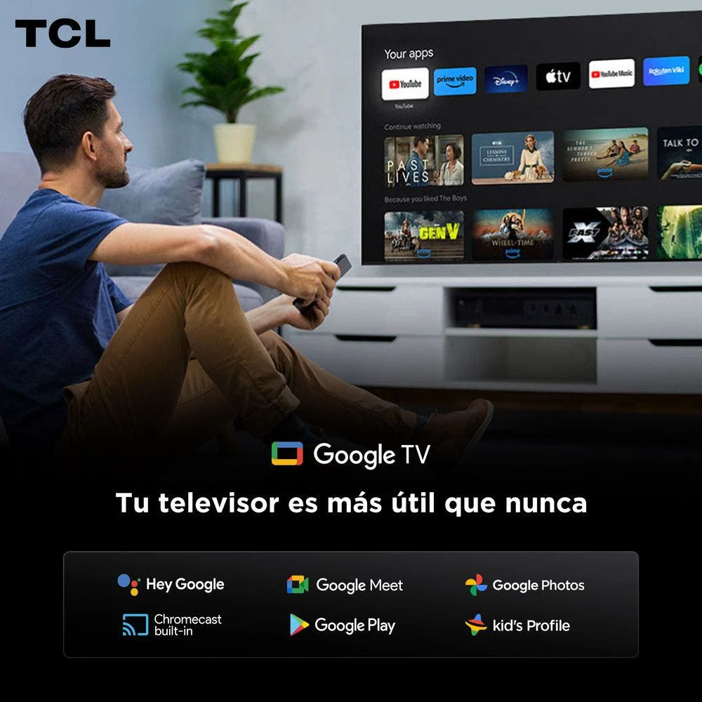 Televisor TCL MinLED 85C6K | Google TV | 85" | 4K | HDMI | USB | Wi-Fi | Bluetooth - Image 6